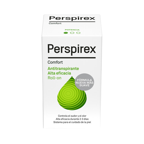 PERSPIREX Desodorante roll on unisex con acción antitranspirante PERSPIREX Comfort 20 ml.