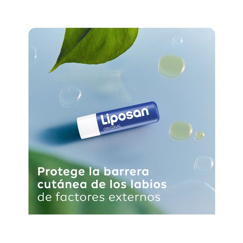 LIPOSAN Original Protector (bálsamo) labial hidratante, con ingredientes 100% naturales 2 uds.
