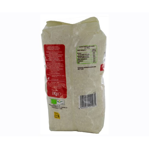 ALCAMPO ECOLÓGICO Arroz redondo categ. extra bio 1 kg.