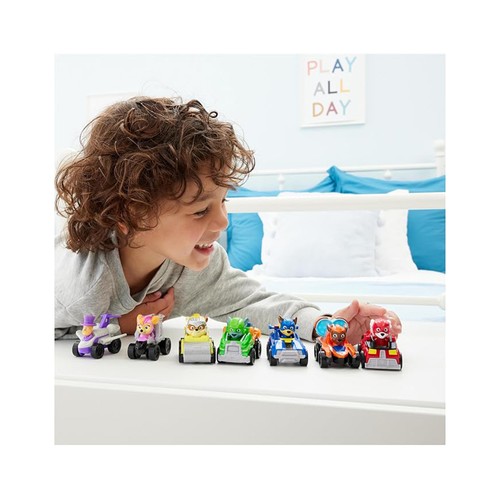 Paw Patrol, vehículo Pup Squad Rescue Racers, SPIN MASTER