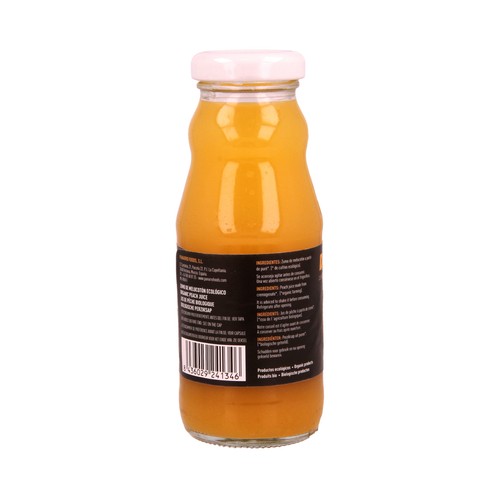 DELIZUM Zumo de melocotón ecológico DELIZUM botella de 20 centilitros