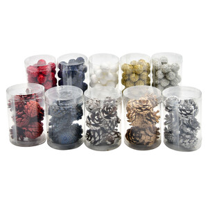 Imagen de Caja de conos y bolas de navidad modelos surtidos, ACTUEL