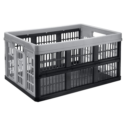 Caja plástico plegable gris 45l. ACTUEL.