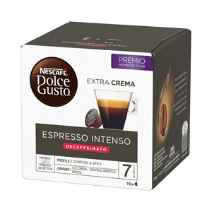 NESCAFÉ DOLCE GUSTO Café descafeinado Espresso en cápsulas NESCAFÉ Dolce Gusto 16 uds. 112 g.