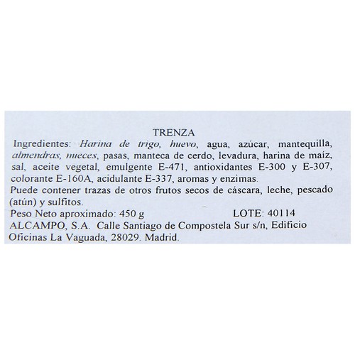 Trenza de Huesca 450 g.