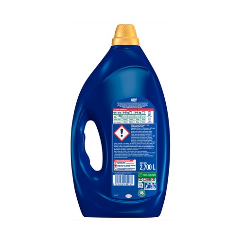 WIPP EXPRESS Detergente gel limpio y liso 60 dosis.