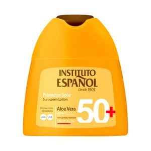 INSTITUTO ESPAÑOL Protector (loción) solar con aloe vera y FPS 50+ ( muy alto) 100 ml.