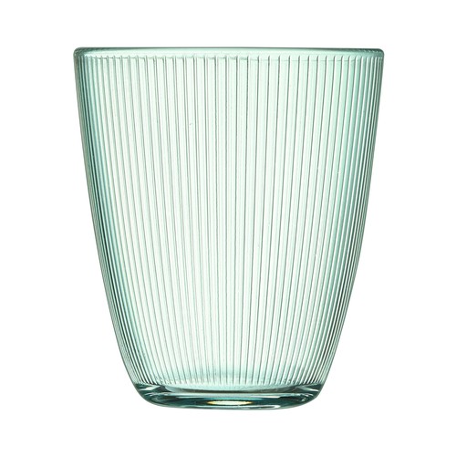 Vaso con forma alta de 31cl, color verde, ACTUEL