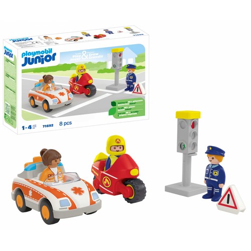PLAYMOBIL. 71692 JUNIOR: héroes del día a día