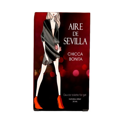 AIRE DE SEVILLA Chicca bonita Eau de toilette (agua de colonia) para mujer con vaporizador en spray 30 ml.