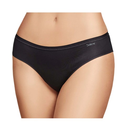 Pack 2 bragas SELENE, colora negro, talla M