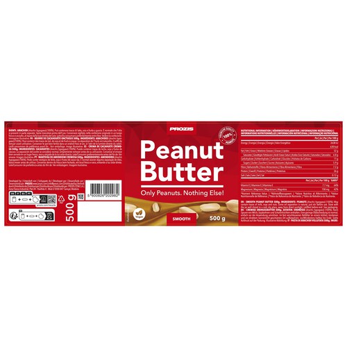 PROZIS Crema de cacahuete PROZIS 500 g.