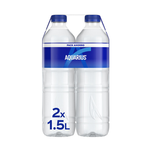 AQUARIUS Bebida isotónica con sabor a limón pack de 2 uds.x 1,5 l.