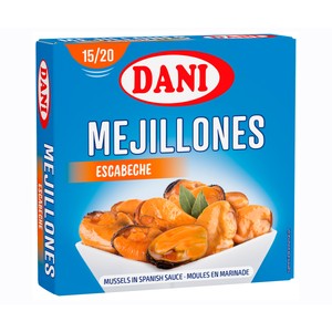 Imagen de DANI Mejillones en escabeche 69 gr.