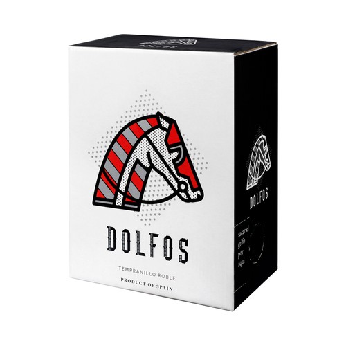 DOLFOS  Vino tinto roble de la tierra de Castilla DOLFOS bag in box de 3 l.