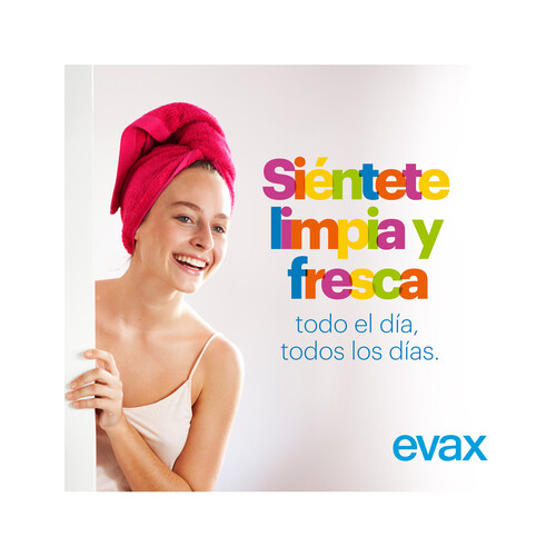 EVAX Salvaslips normal, perfumados, plegados y en bolsitas EVAX Fresh 40 uds.