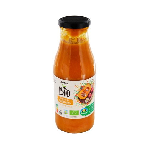 Crema de calabaza ecológica ALCAMPO PRODUCCIÓN CONTROLADA ECOLÓGICO 500 ml.