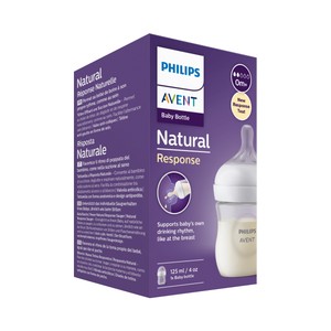 Natural response de Philips Biberón de 125 ml. con tetina flujo 2, para más de 0 meses.