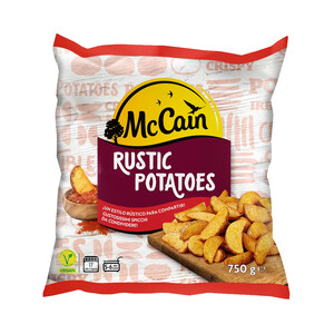 Imagen de McCAIN Patatas rústicas cortadas en gajos, ultracongeladas 750 g.