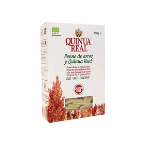 QUINUA REAL Penne de arroz y quinoa ecológico, sin gluten QUINUA REAL 250 g.