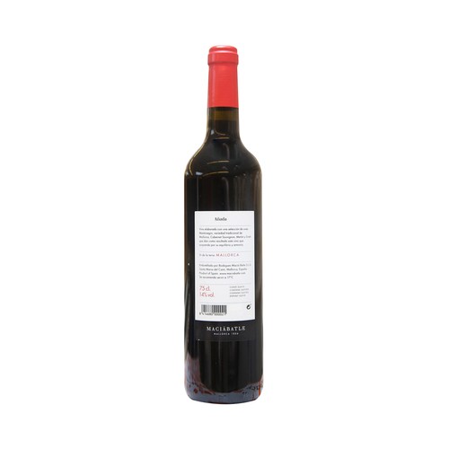 MACIA BATLE  Vino tinto con D.O. Vinos de la tierra de Mallorca 75 cl.