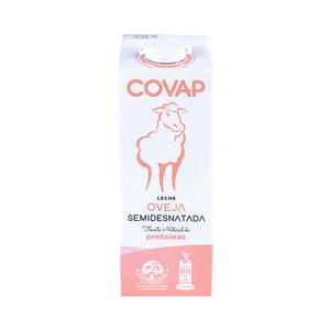 COVAP Leche de oveja semidesnatada de origen español  1 l.