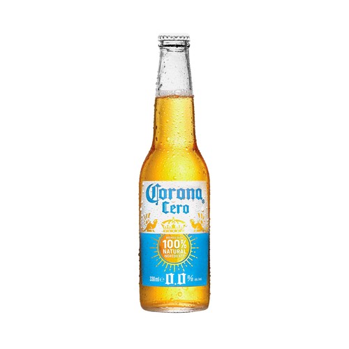 CORONA Cerveza 0,0% mejicana bot 33 cl.