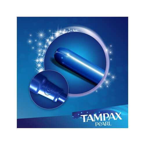 TAMPAX Tampones ligeros con aplicador TAMPAX Pearl 18 uds.