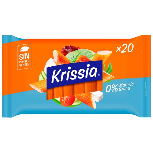 KRISSIA Barrita surimi 0% mg 20 ud 300 g.