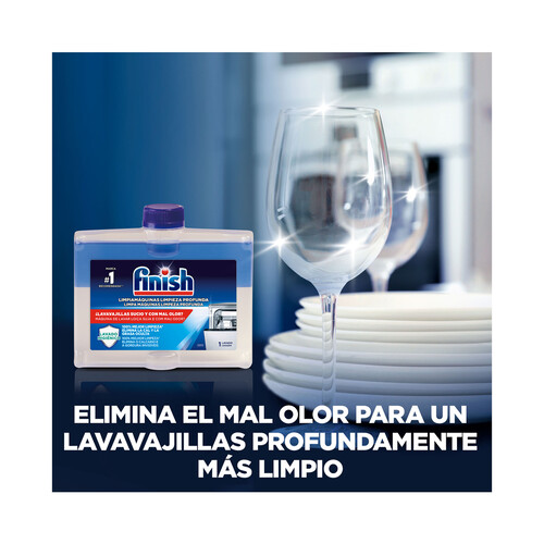 FINISH Limpiador para lavavajillas FINISH 250 ml.