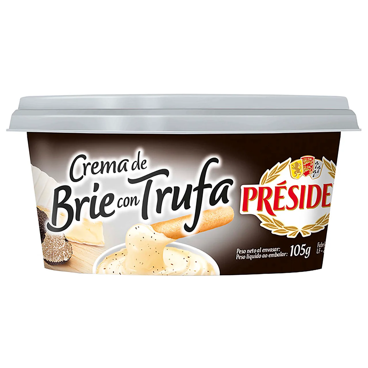 PRÉSIDENT Crema de Brie con trufa PRÉSIDENT 105 g