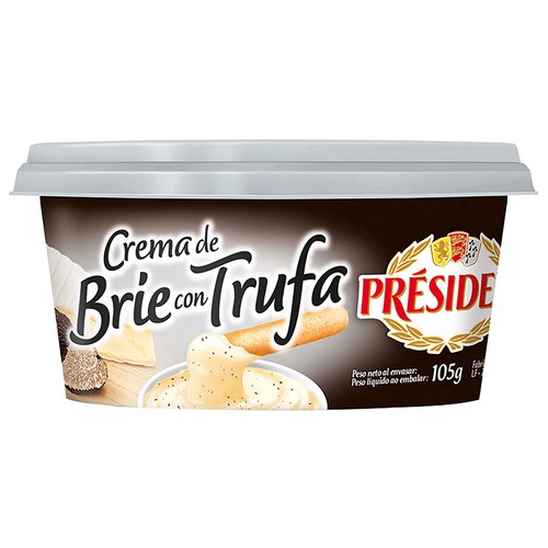 PRÉSIDENT Crema de Brie con trufa PRÉSIDENT 105 g