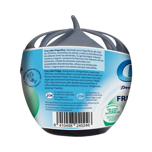 CROC ODOR Absorbe olores especial para frigorífico o nevera XL