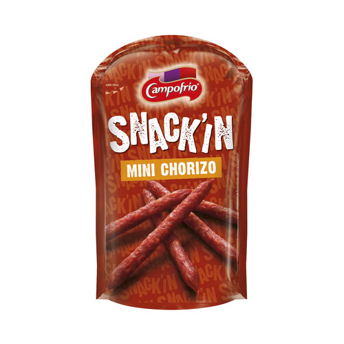 CAMPOFRÍO Mini chorizos, ideales para picar CAMPOFRÍO Snack´in 50 g.