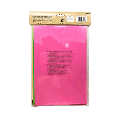10 Laminas A4 Goma Eva Colores Surtidos Hk ALCAMPO