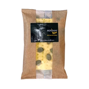 MININNI BUÉNE Focaccia de semola de trigo duro con aceitunas y AOVE 175 g.