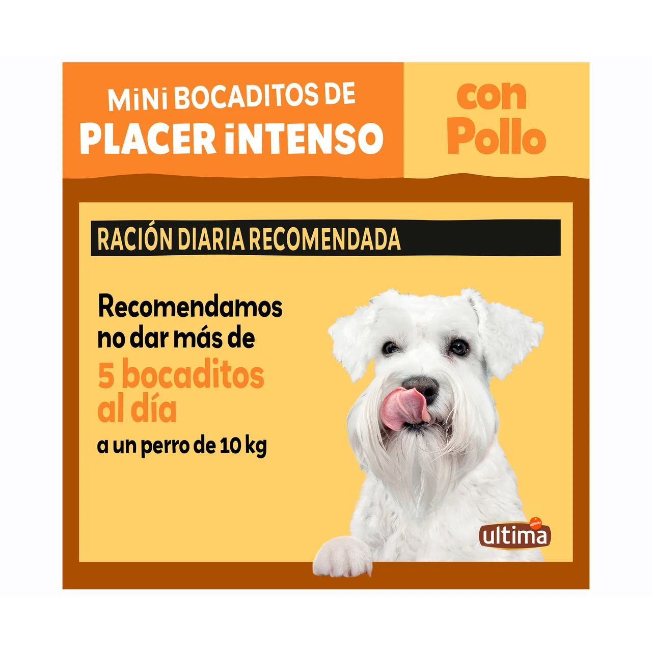 Snack perro mini bocaditos intensos de pollo 40 gr.