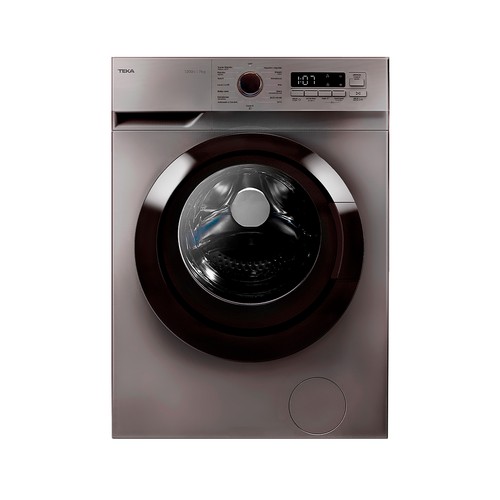 Lavadora TEKA WMK40740SS Inox 7KG, clasificación energética: A, 1400RPM, H: 85cm, A: 59,5cm, F: 42,1cm.