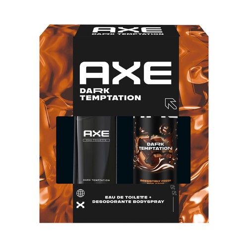 AXE Dark temptation Estuche con desdorante en spray (150 ml) y eau de toilette para hombre (75 ml)
