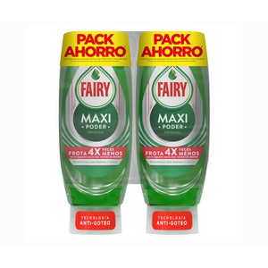 Imagen de FAIRY Lavavajillas a mano maxi poder 2 x 450 ml.