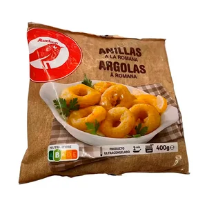 AUCHAN Anillas de pota a la romana 400 g. Producto Alcampo