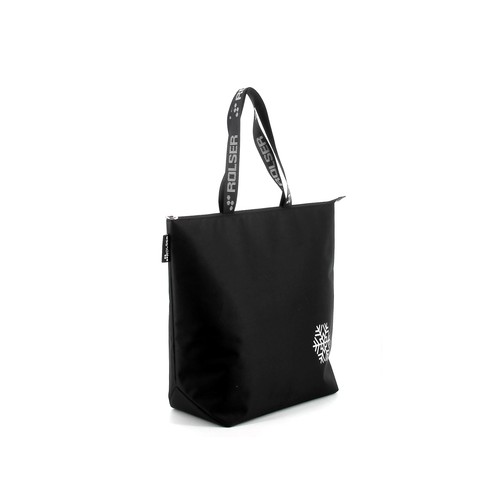 Bolsa de compra térmica con capacidad de 28 litros, color negro, Thermo Bag LN, ROSTER.