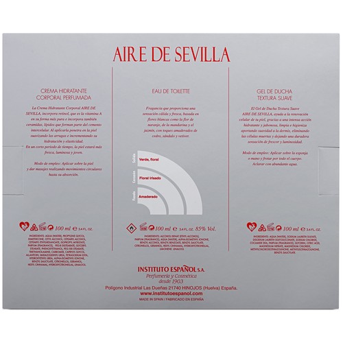 AIRE DE SEVILLA Estuche regalo para mujer.