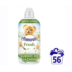 MIMOSÍN Sueño de jazmín Suavizante concentrado con potenciadores de la fragancia 1008 ml, 56 lavados.