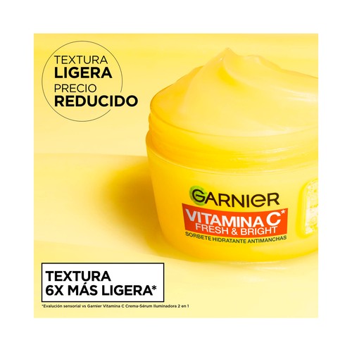 GARNIER Vitamina C Crema facial con acción hidratante y antimanchas 85 ml.