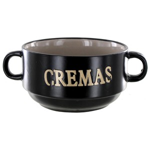 Imagen de Bol para cremas modelo Rustik, con capacidad de 45 centilitros y fabricado en cerámica gres QUID.