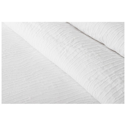 Colcha 90cm 180x260 jacquard lineas blanco o gris. LUMATEX
