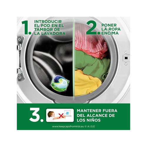 ARIEL Detergente en pods 19 DS