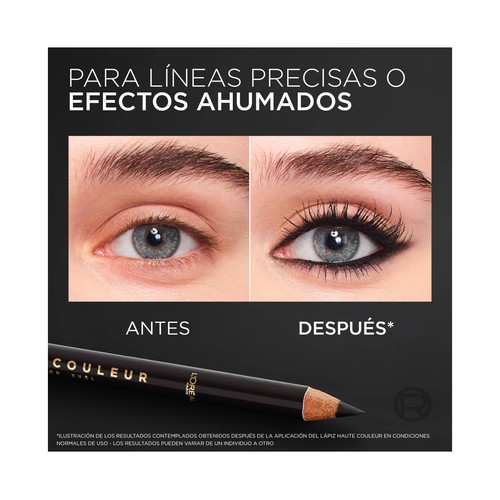 L´ORÉAL PARIS Haute couleur tono negro Delineador de ojos en formato lápiz khol.