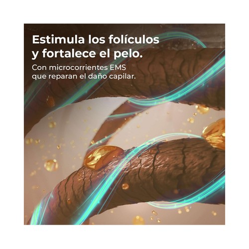 Cepillo alisador CECOTEC Revitalize Champagne, cinco tecnologías, Massage, Oil Control, Revitalize y All-in-one.